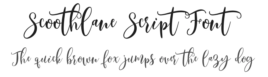Scoothlane Script Font by MERCURIAL — Script Handwritten Font