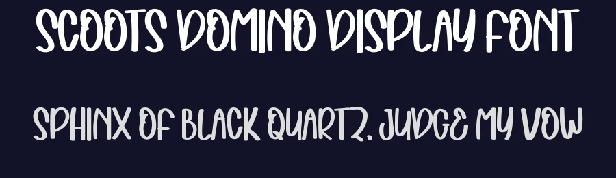 Scoots Domino Display Font by inermediaSTUDIO — Decorative Font — thumbnail 2