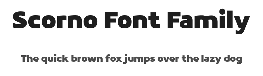 Scorno Font Family by Rosario Nocera — Sans Serif Font