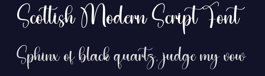 Scottish Modern Script Font by creativeletter — Script Handwritten Font — thumbnail 2