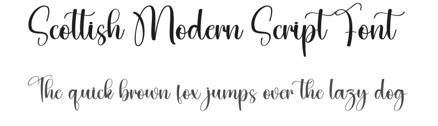 Scottish Modern Script Font by creativeletter — Script Handwritten Font