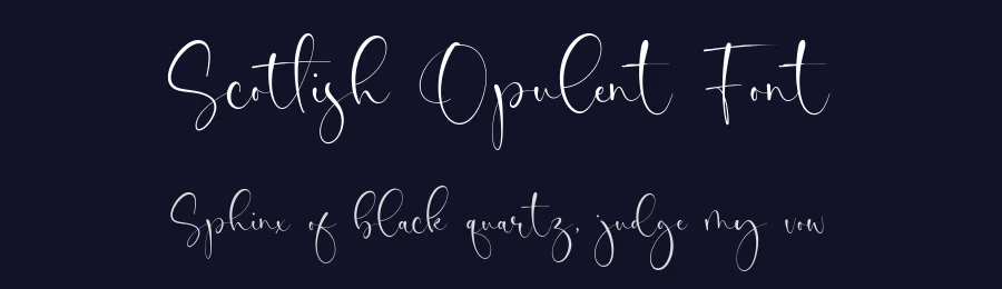 Scottish Opulent Font by Timur type — Script Handwritten Font — thumbnail 2