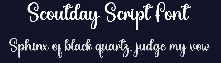 Scoutday Script Font by creativeletter — Script Handwritten Font — thumbnail 2