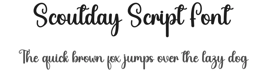 Scoutday Script Font by creativeletter — Script Handwritten Font