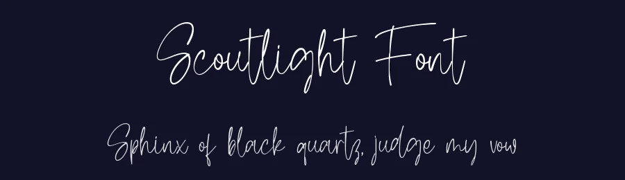 Scoutlight Font by qwrtype — Script Handwritten Font — thumbnail 2