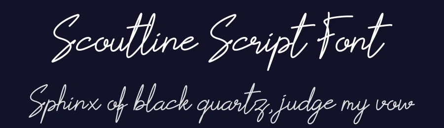 Scoutline Script Font by signatoro — Script Handwritten Font — thumbnail 2