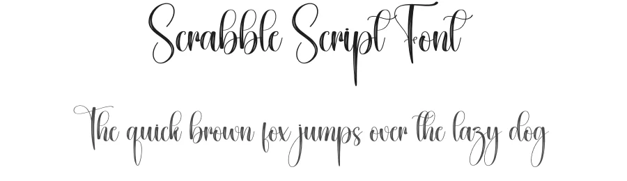 Scrabble Script Font by creativeletter — Script Handwritten Font