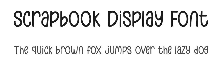 Scrapbook Display Font by Craftedtype — Decorative Font
