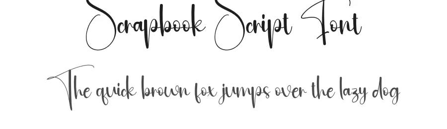 Scrapbook Script Font by creativeletter — Script Handwritten Font