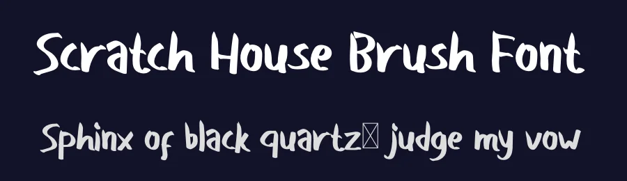 Scratch House Brush Font by andikastudio — Script Handwritten Font — thumbnail 2