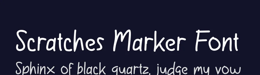 Scratches Marker Font by SlideShoot — Display Font — thumbnail 2