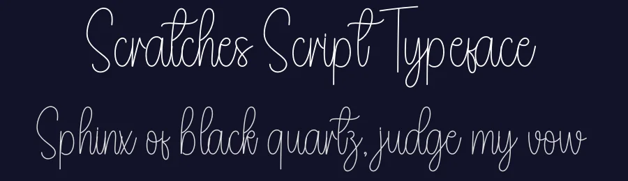 Scratches Script Typeface by andikastudio — Script Handwritten Font — thumbnail 2