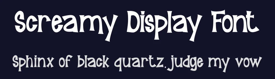 Screamy Display Font by StringLabs — Display Font — thumbnail 2
