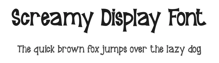Screamy Display Font by StringLabs — Display Font