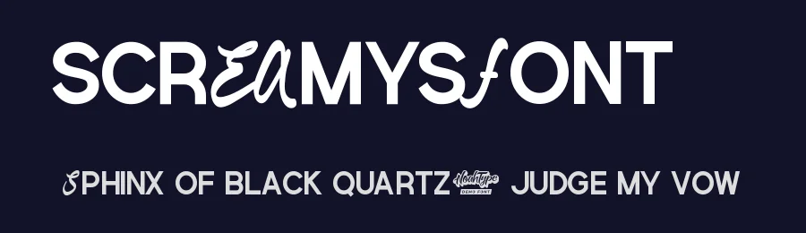 Screamys Font by noahtype — Sans Serif Font — thumbnail 2