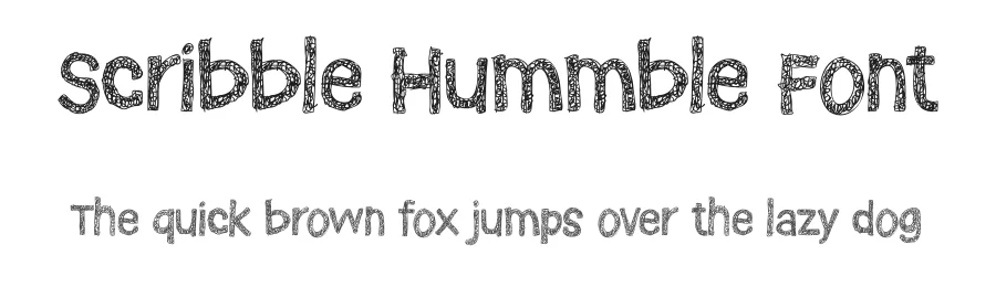 Scribble Hummble Font by erifqizefont — Decorative Font