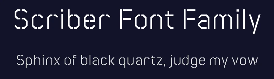 Scriber Font Family by The Northern Block — Sans Serif Font — thumbnail 2