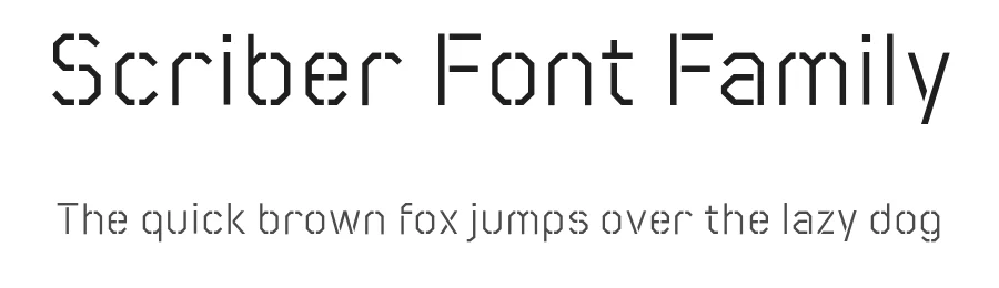 Scriber Font Family by The Northern Block — Sans Serif Font