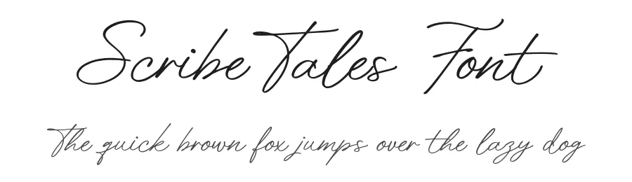 ScribeTales Font by vpcreativeshop — Script Handwritten Font
