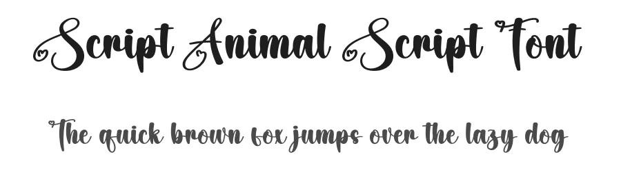 Script Animal Script Font by andikastudio — Script Handwritten Font