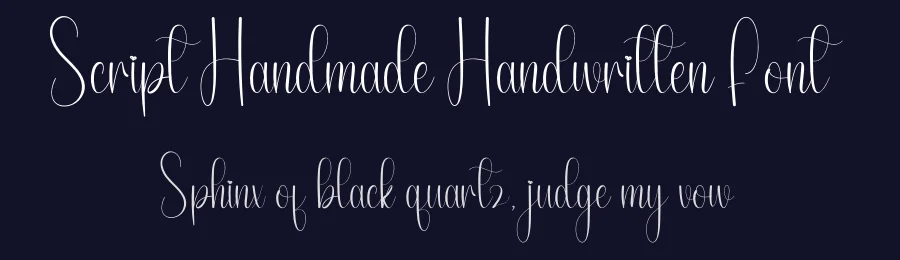Script Handmade Handwritten Font by andikastudio — Script Handwritten Font — thumbnail 2