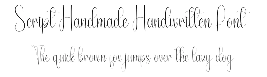 Script Handmade Handwritten Font by andikastudio — Script Handwritten Font