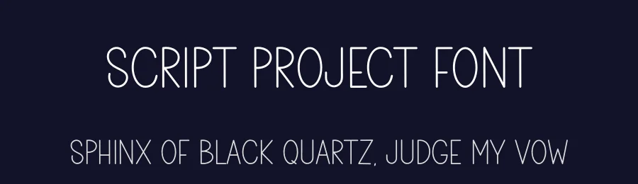 Script Project Font by freshtypeink — Display Font — thumbnail 2