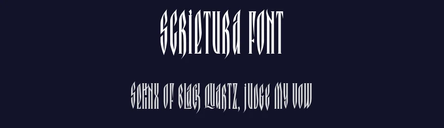 Scriptura Font by Natalia Ratajczak — Display Font — thumbnail 2