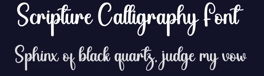 Scripture Calligraphy Font by andikastudio — Script Handwritten Font — thumbnail 2