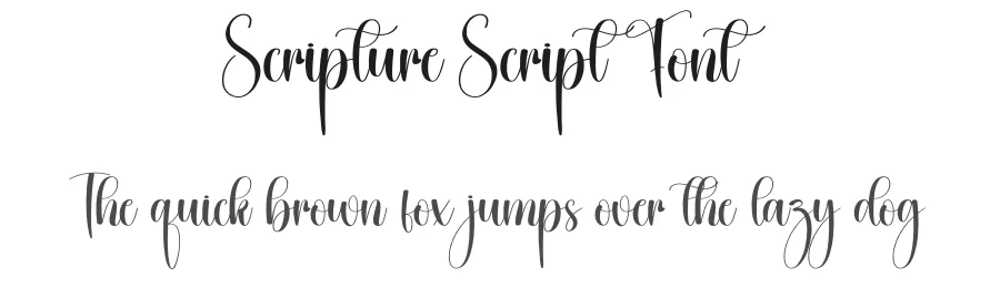 Scripture Script Font by creativeletter — Script Handwritten Font