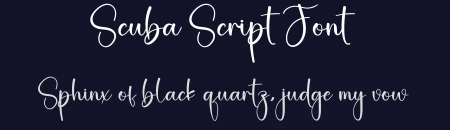 Scuba Script Font by creativeletter — Script Handwritten Font — thumbnail 2