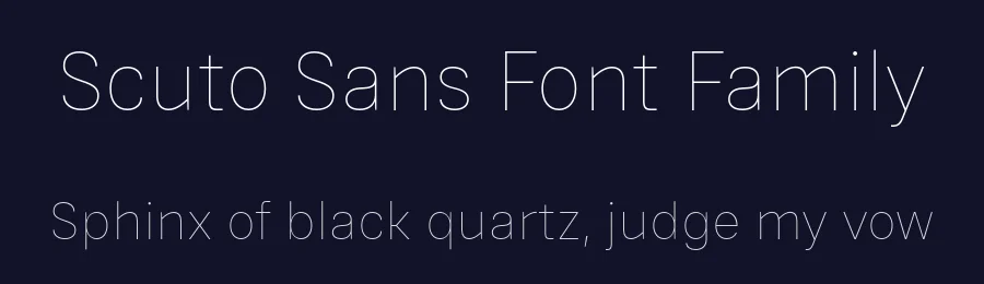 Scuto Sans Font Family by Pepper Type — Sans Serif Font — thumbnail 2