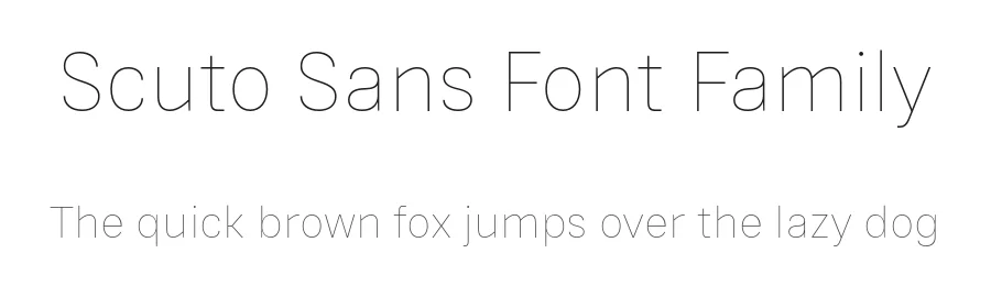 Scuto Sans Font Family by Pepper Type — Sans Serif Font