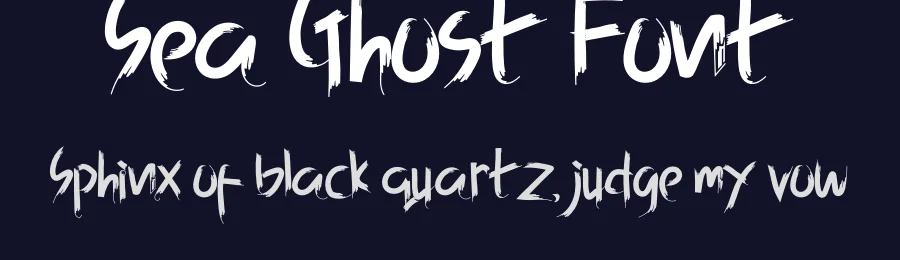 Sea Ghost Font by inermediaSTUDIO — Display Font — thumbnail 2
