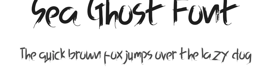 Sea Ghost Font by inermediaSTUDIO — Display Font