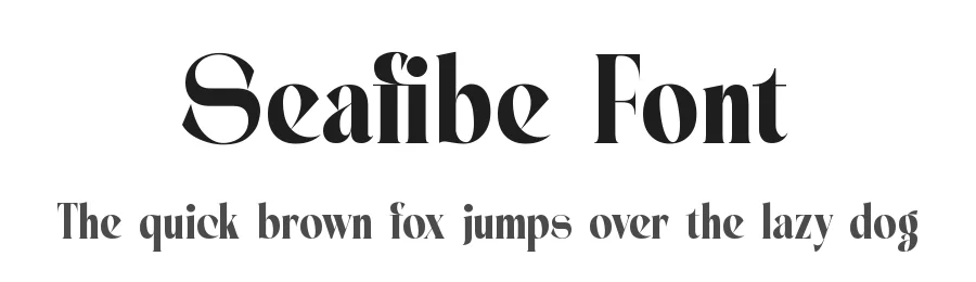 Seafibe Font by timelesstype.co — Serif Font