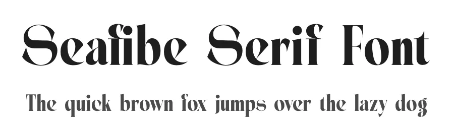 Seafibe Serif Font by timelesstype.co — Display Font