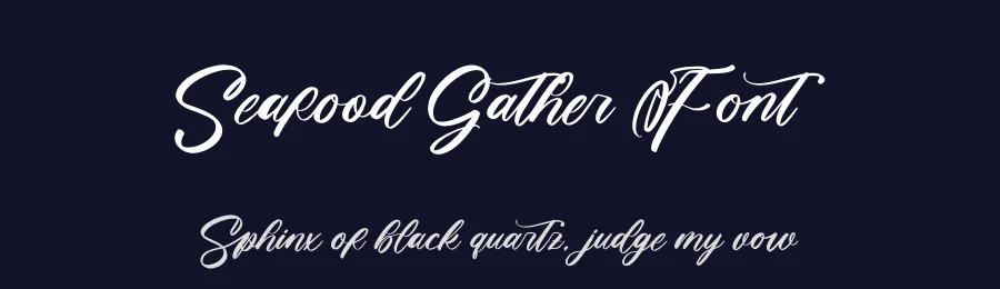 Seafood Gather Font by letterenastudios — Script Handwritten Font — thumbnail 2