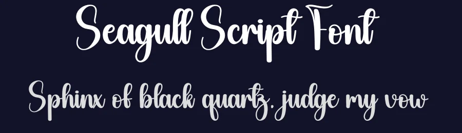 Seagull Script Font by andikastudio — Script Handwritten Font — thumbnail 2