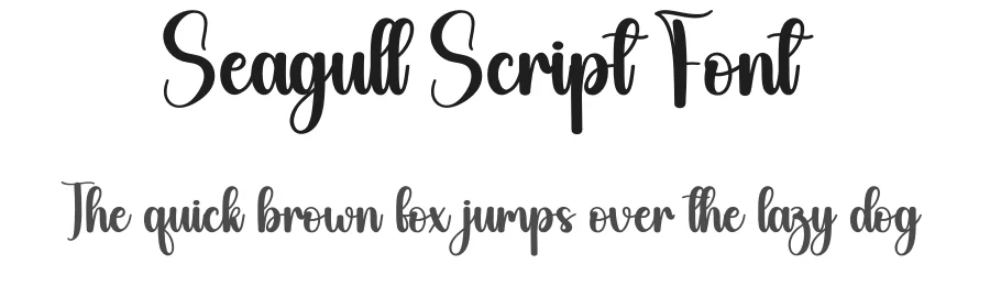 Seagull Script Font by andikastudio — Script Handwritten Font
