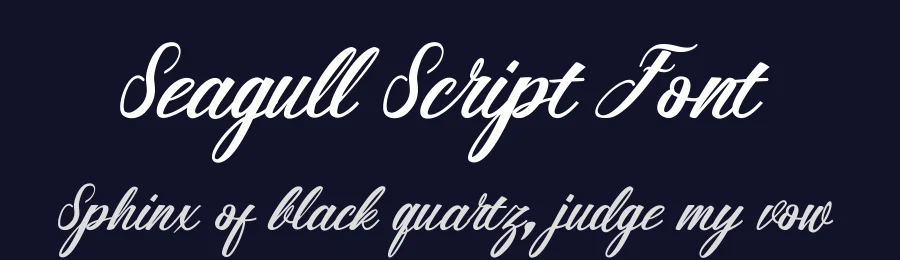 Seagull Script Font by 178-MC — Script Handwritten Font — thumbnail 2