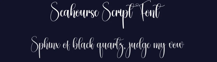 Seahourse Script Font by creativeletter — Script Handwritten Font — thumbnail 2