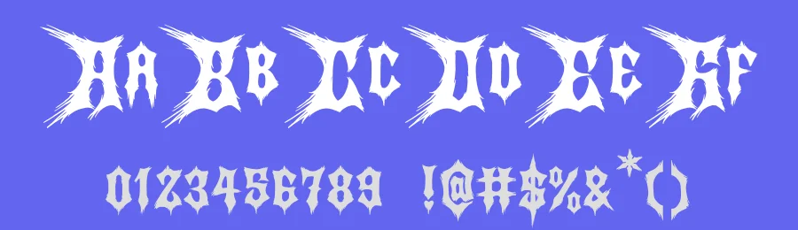 Searing Maw Font by Denustudios — Blackletter Font — thumbnail 3