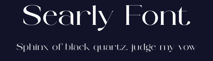 Searly Font by SURATMI — Serif Font — thumbnail 2