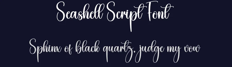 Seashell Script Font by creativeletter — Script Handwritten Font — thumbnail 2