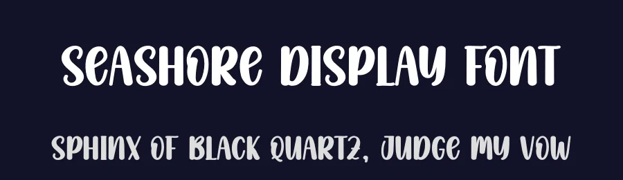 Seashore Display Font by creativeletter — Script Handwritten Font — thumbnail 2