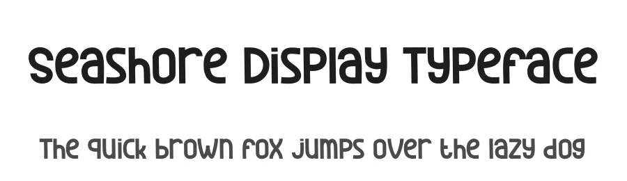 Seashore Display Typeface by andikastudio — Display Font
