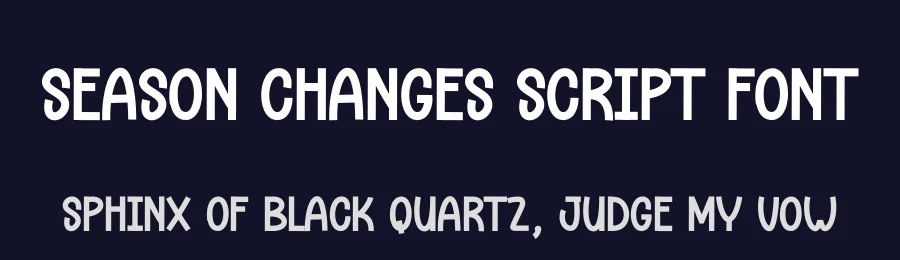 Season Changes Script Font by andikastudio — Display Font — thumbnail 2