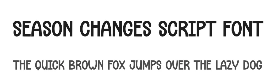Season Changes Script Font by andikastudio — Display Font