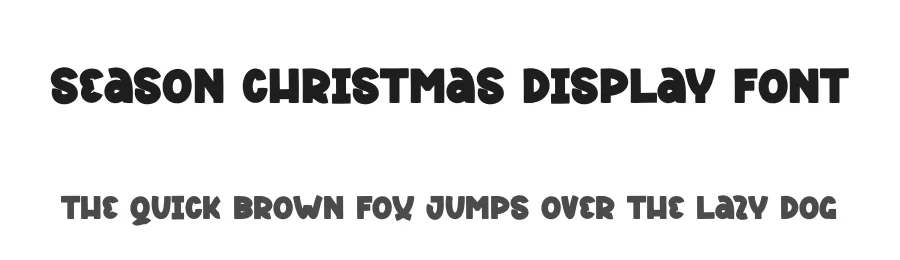 Season Christmas Display Font by andikastudio — Script Handwritten Font